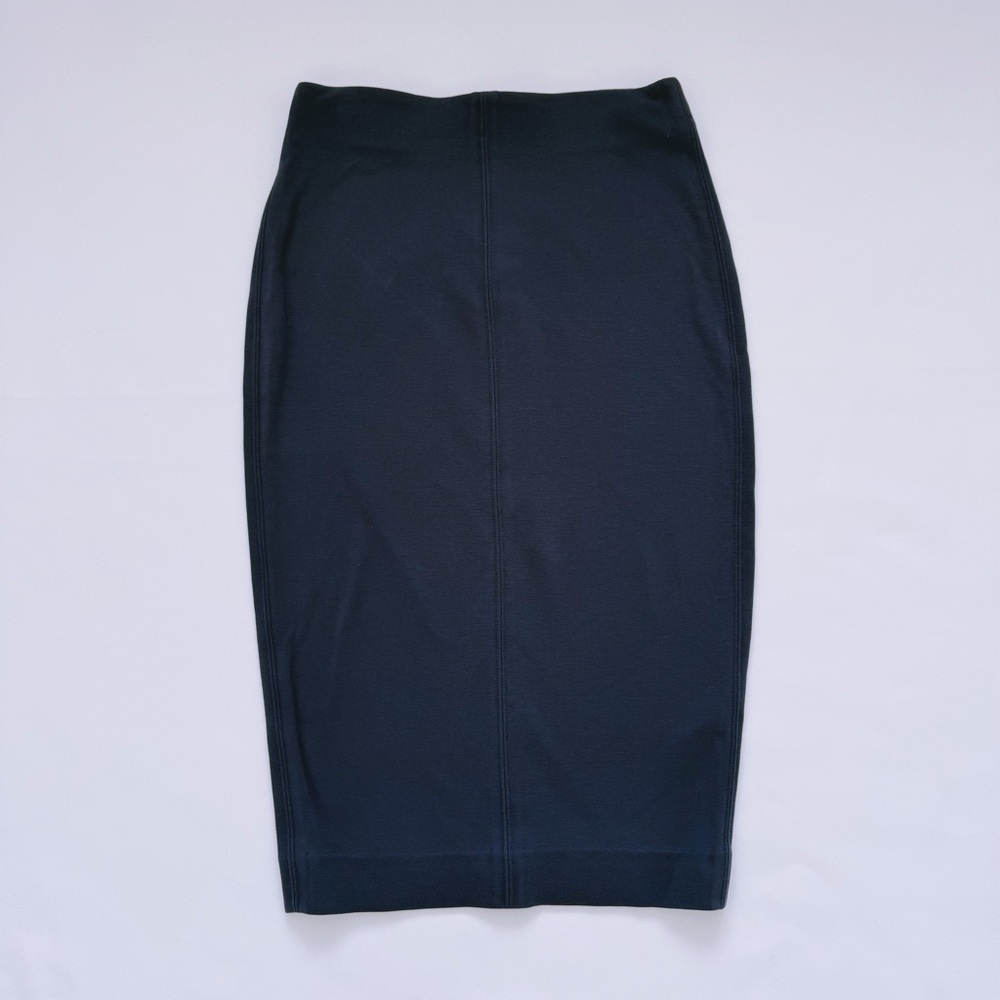 Wilfred Deep Gray Pencil Skirt